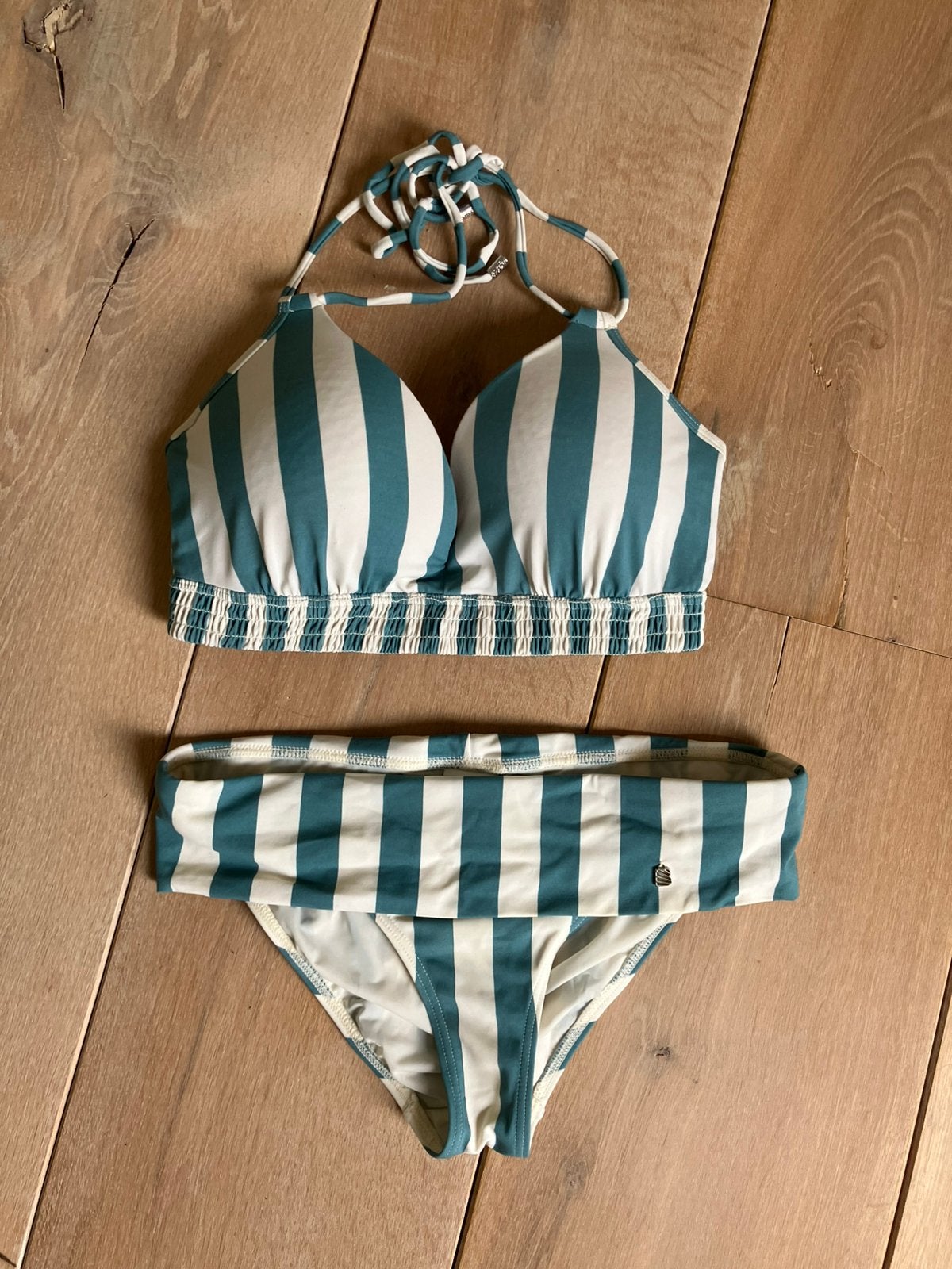 Beachlife bikini set, Ophalen of Verzenden, Zo goed als nieuw, Blauw, Bikini