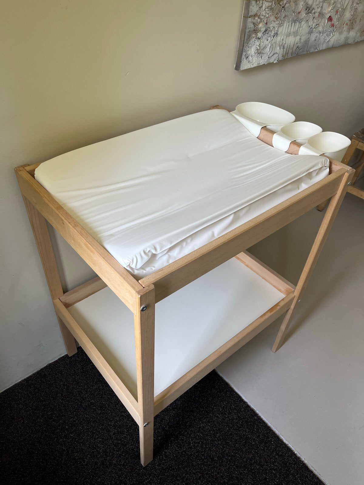 Ikea Sniglar | Aankleedtafel incl. aankleedkussen en bakjes, Gebruikt, Aankleedkussen, Standaard, Ophalen