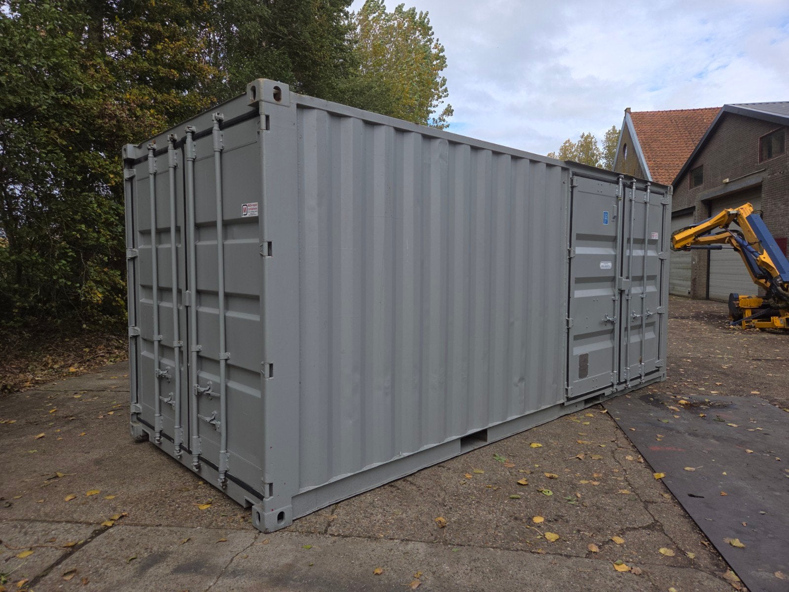 20 ft zeecontainer met extra zijdeuren, Ophalen of Verzenden