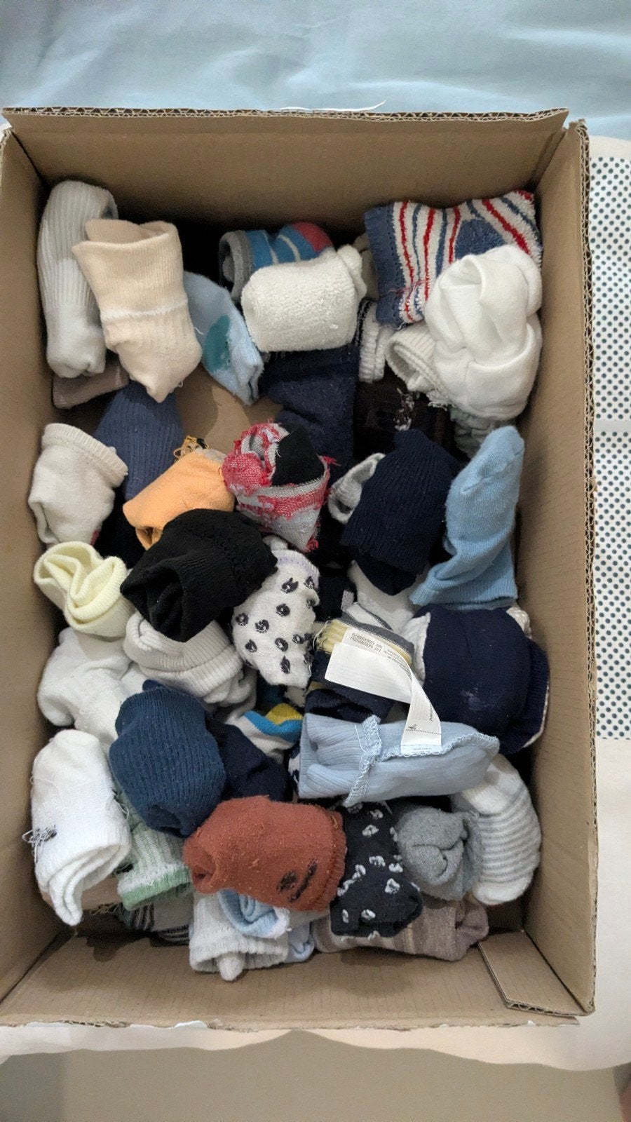 Babysokjes gratis af te halen tot circa maat 68, Ophalen
