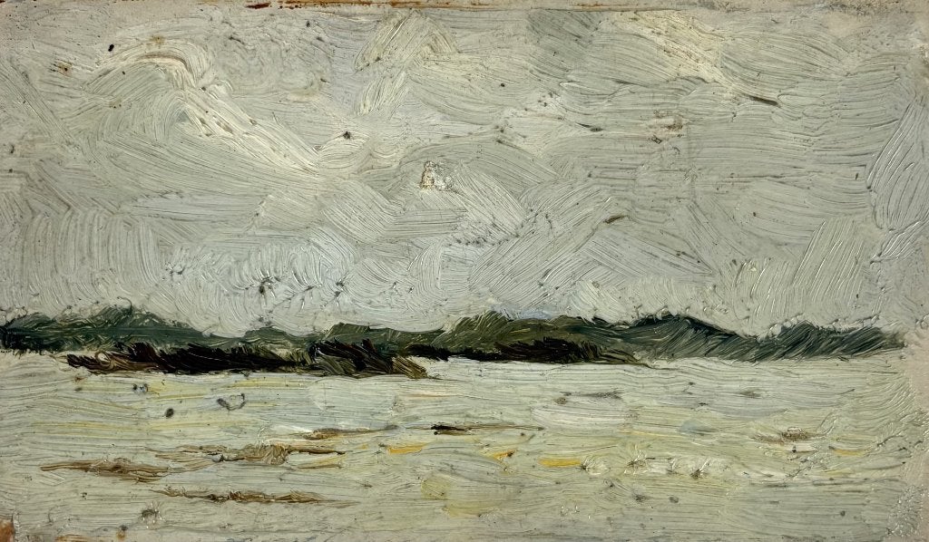 1087. Olieverfschilderijtjes, Reinhart Dozy - landschappen, Antiek en Kunst, Ophalen, Overige ondergronden, Impressionistisch