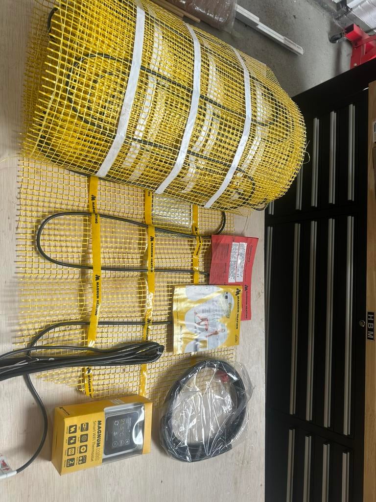 Vloerverwarming electrisch magnum, Ophalen, Minder dan 30 cm, Overige typen, Nieuw