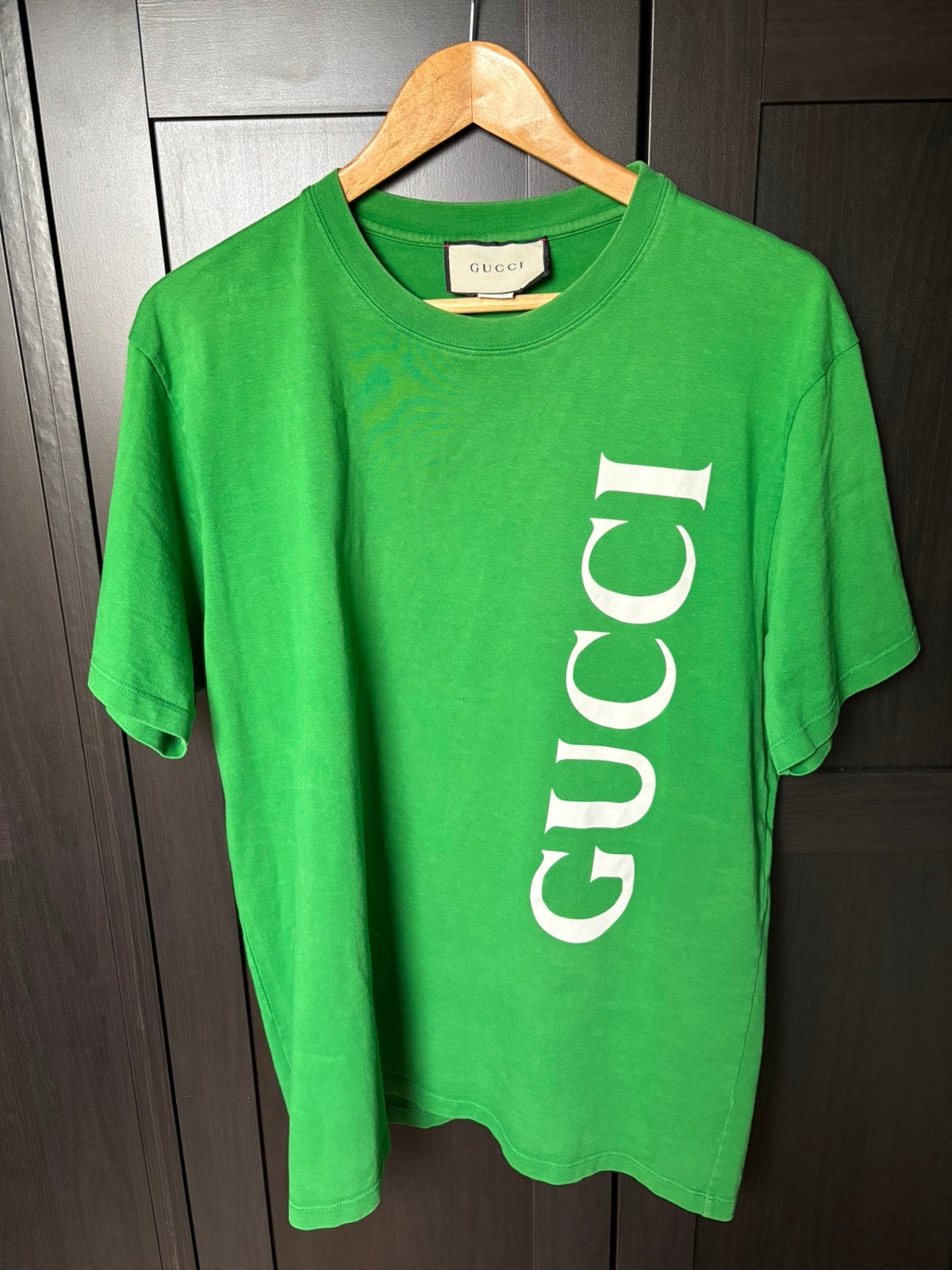 Gucci shirt maat M, Ophalen of Verzenden, Zo goed als nieuw, Maat 48/50 (M), Groen
