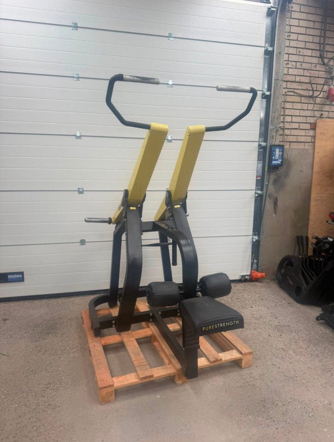 Technogym pure strength lat pulldown / latzug / plate loaded