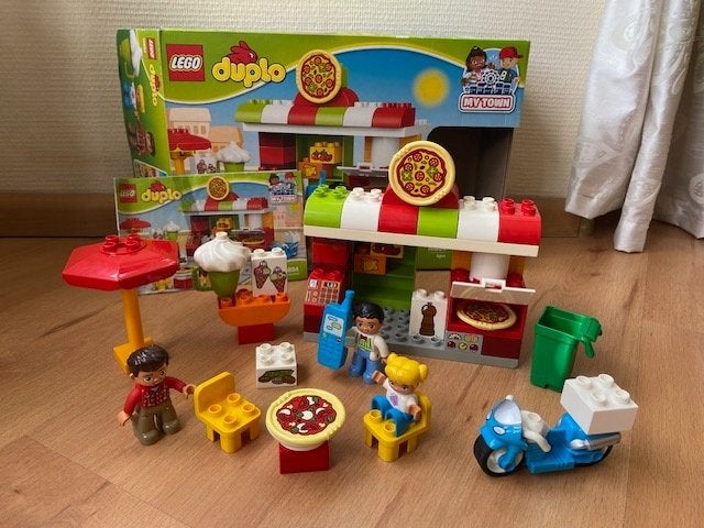 Duplo. pizzeria / restaurant motor pop, set 10834 doos, Kinderen en Baby's, Inclusief instructies, Gebruikt, Ophalen of Verzenden