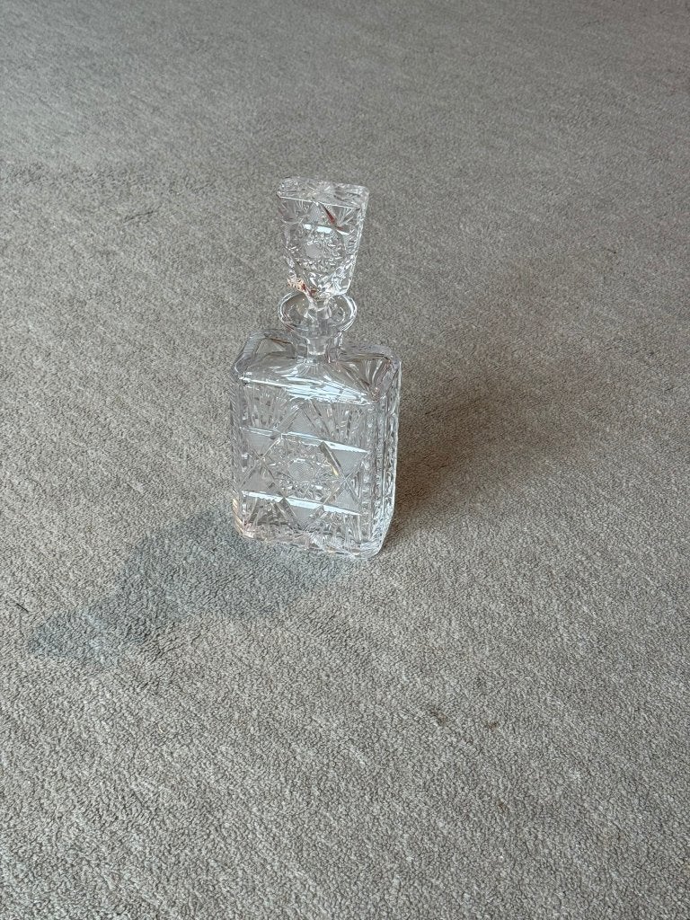 Kristallen Karaf met Stop hoogte 27 cm, Ophalen of Verzenden