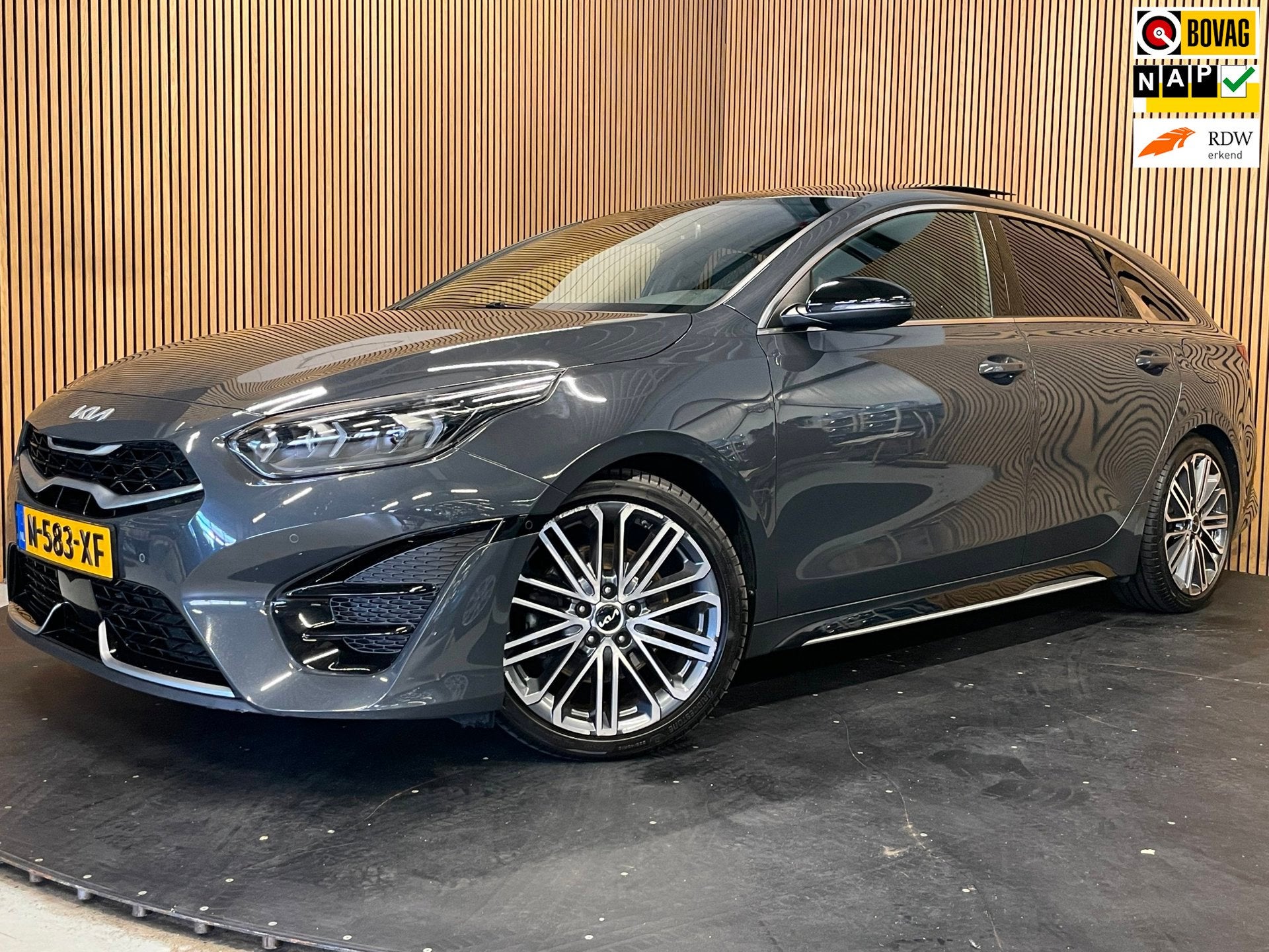 Kia ProCeed 1.5 T-GDi GT-PlusLine|160PK|ACC|AFN.TREKHAAK|PAN, Dealer onderhouden, 1325 kg, Gebruikt, 4 cilinders