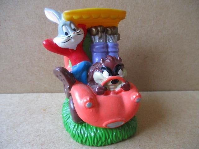 adv10602 bugs bunny figuurtje 2, Verzamelen, Ophalen, Looney Tunes, Gebruikt, Beeldje of Figuurtje