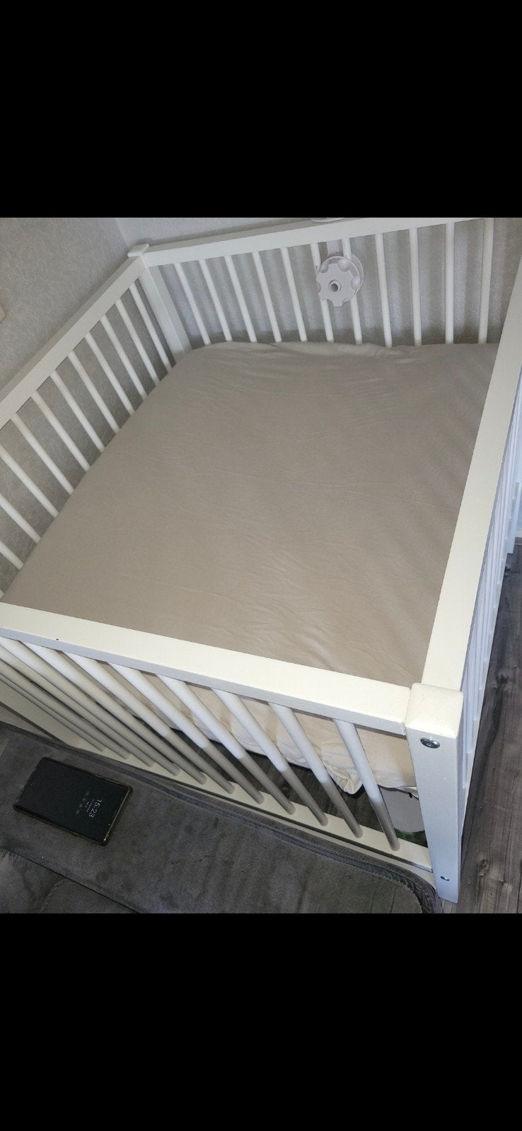 Wit ledikant met matras, Ophalen, Gebruikt, Overige typen