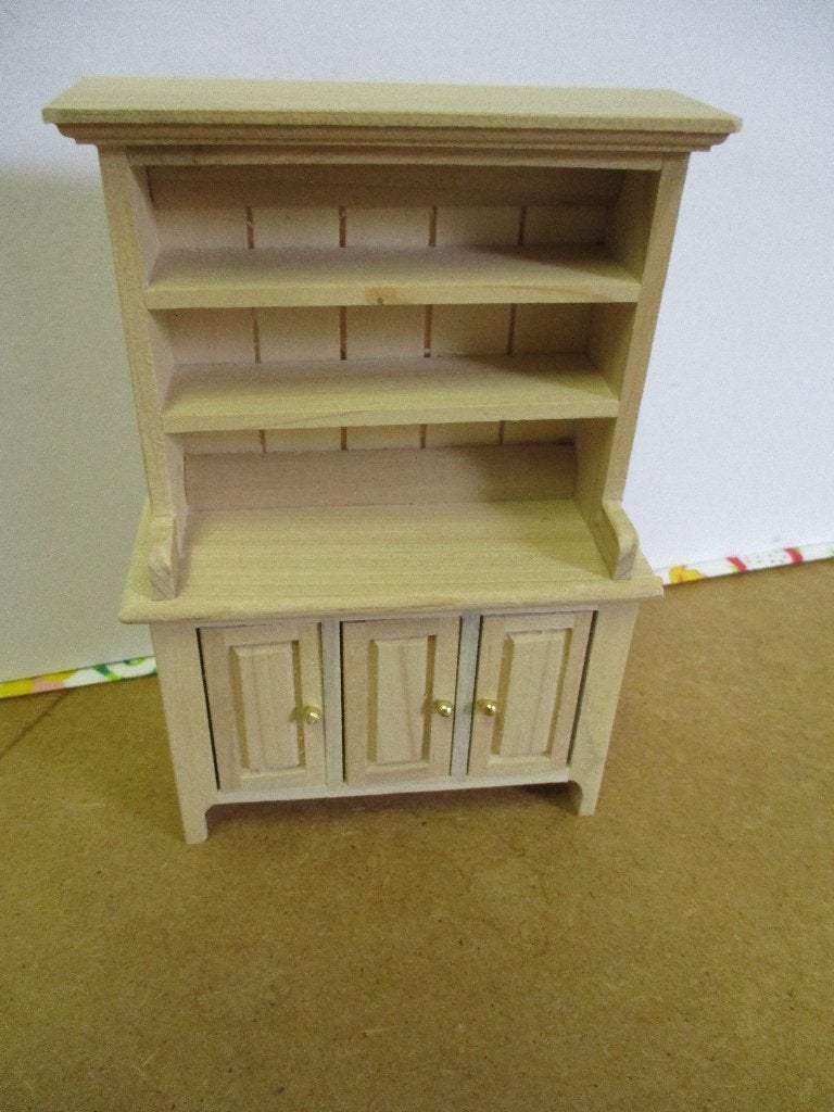poppenhuis keuken kastje blank hout, Ophalen of Verzenden, Zo goed als nieuw, Decoratie