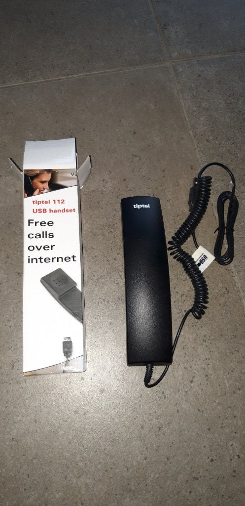 Tiptel 112 handset met USB aansluiting!, Telecommunicatie, Ophalen of Verzenden, Nieuw, 1 handset