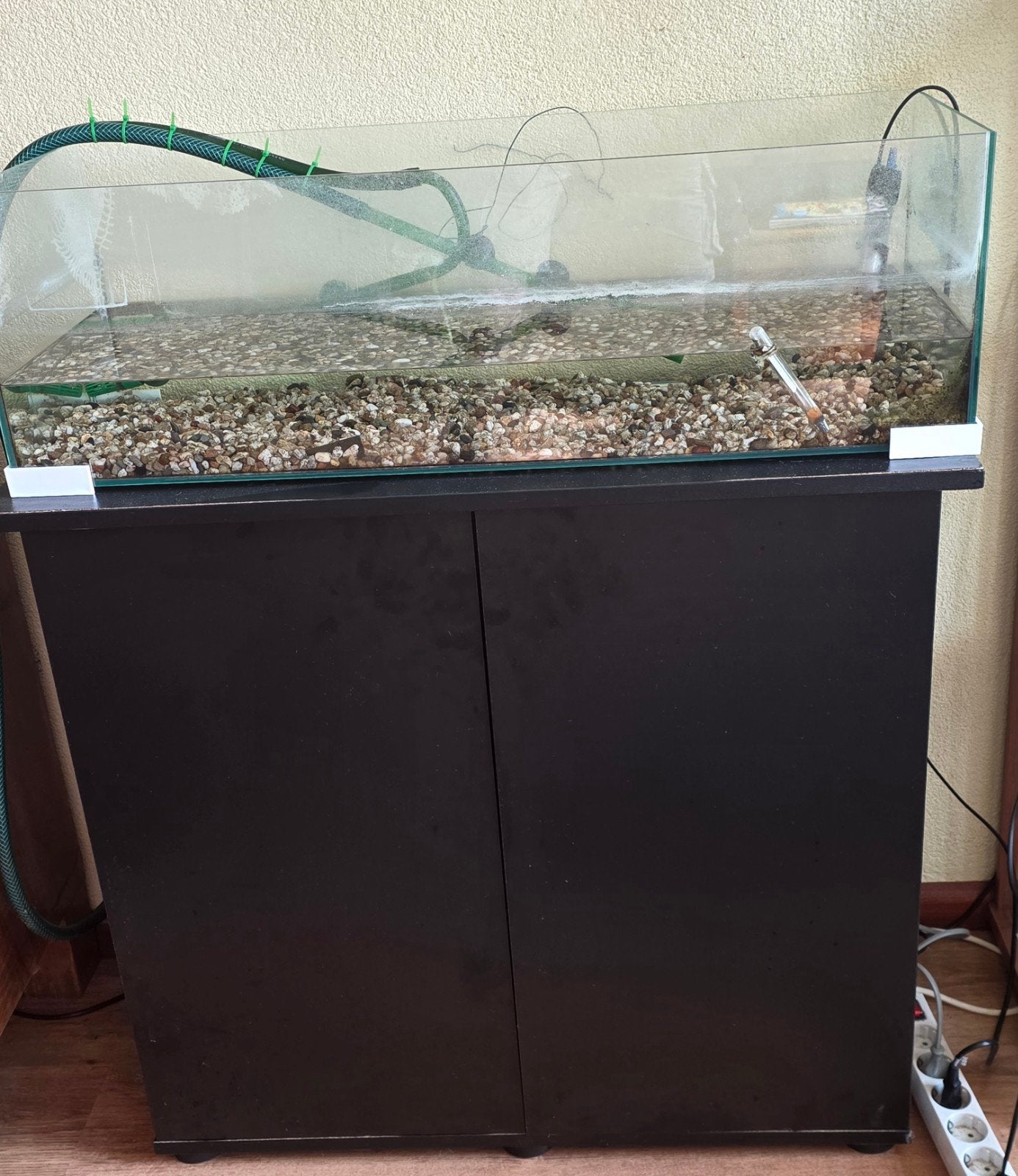 Aquarium + kast te koop aangeboden, Ophalen, Inclusief toebehoren, Leeg aquarium
