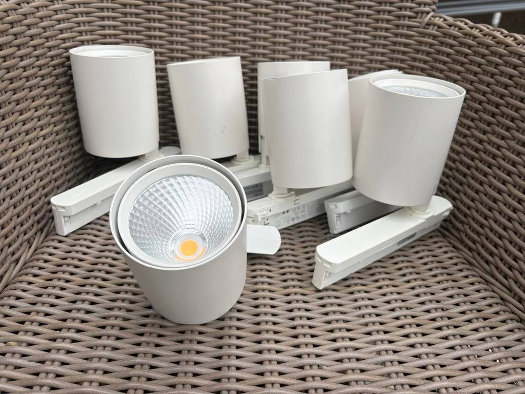 Professionele Phillips plafond spots, Huis en Inrichting, Lampen | Spots, Ophalen, Gebruikt, Metaal of Aluminium, Modern