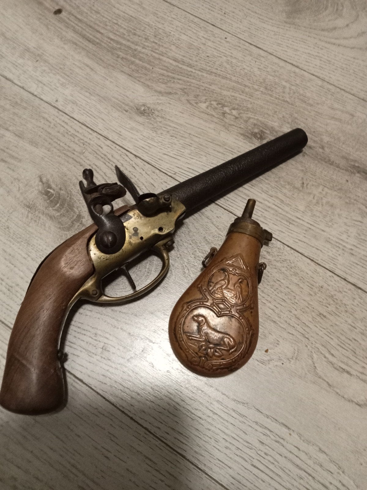 Antiek Frans Cavalerie Flintlock Pistool 1777, Ophalen of Verzenden