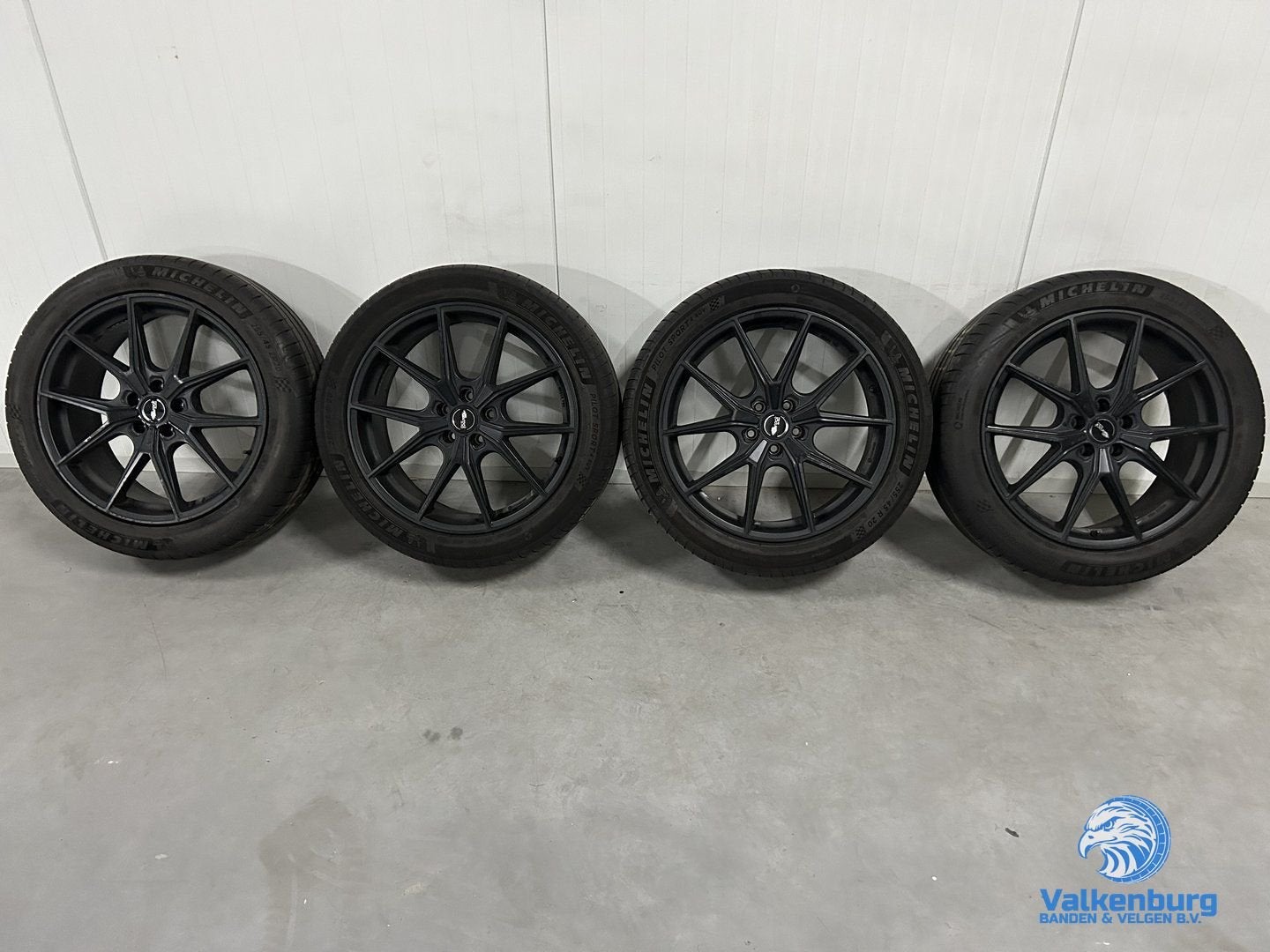 Audi Q5 Q7 VW Touareg 20 inch Brock zwarte velgen 5x112 TPMS, Gebruikt, 255 mm, -, -