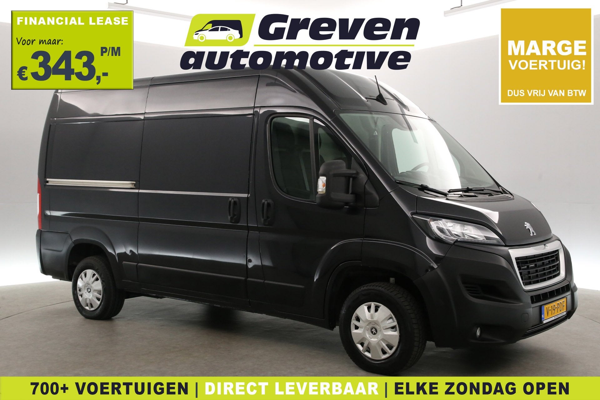 Peugeot Boxer 2.2 BlueHDI L2H2 | MARGE | Airco | Cruise | Ca, Auto's, Gebruikt, Euro 6, 4 cilinders, 2500 kg