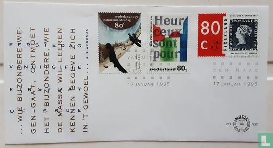 FDC E332 Gecombineerde uitgifte 1995 NL
Anders geplakt, Ophalen of Verzenden, Nederland