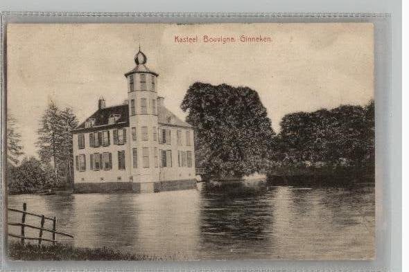 Kasteel Bouvigne Ginneken J.H. van GAALEN  st 1907, Ophalen of Verzenden, Voor 1920, Gelopen, Noord-Brabant