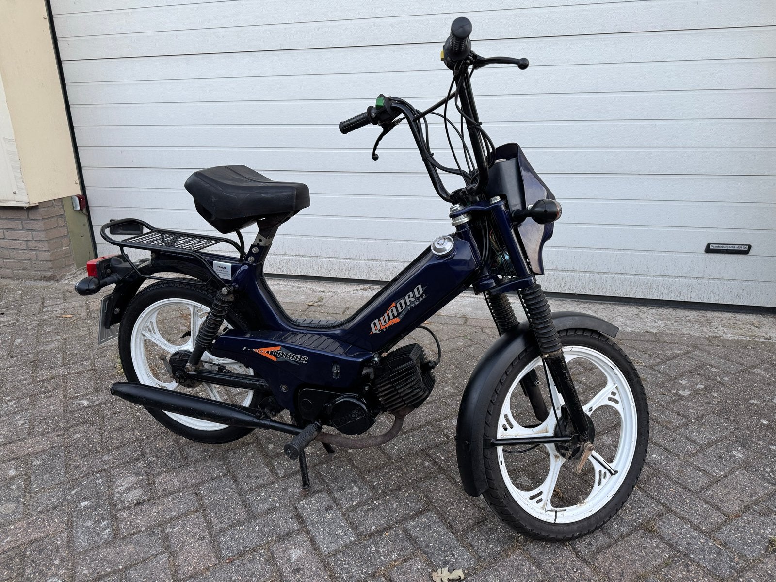 Tomos Quadro bromfiets - Geel kenteken - electrische start!, Ophalen, 5090 cc, Gebruikt, Maximaal 45 km/u