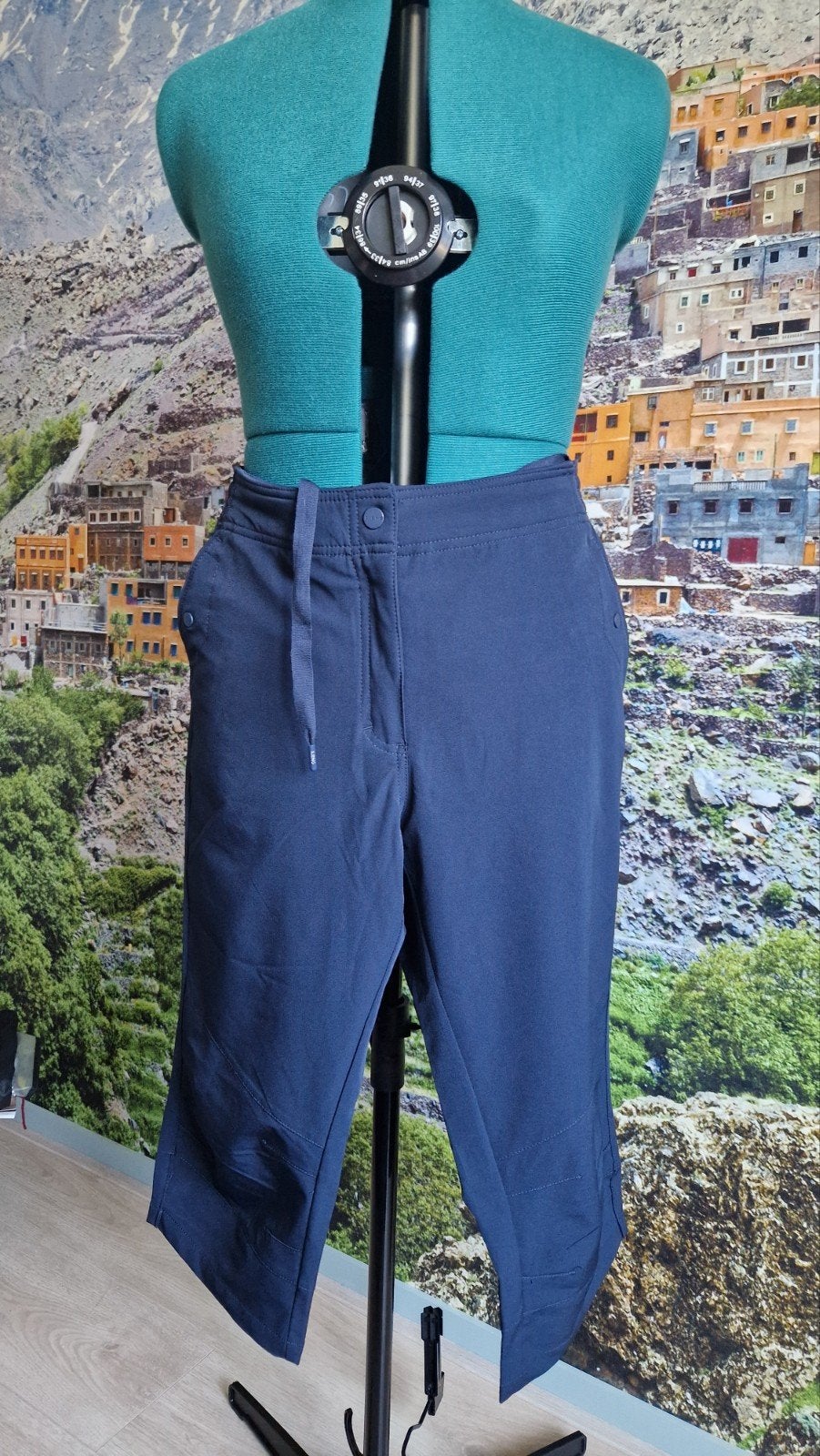 Sjeng Sport Capri Broek Dames Maat 44 Blauw, Blauw, Sjeng Sport, Maat 42/44 (L), Ophalen of Verzenden