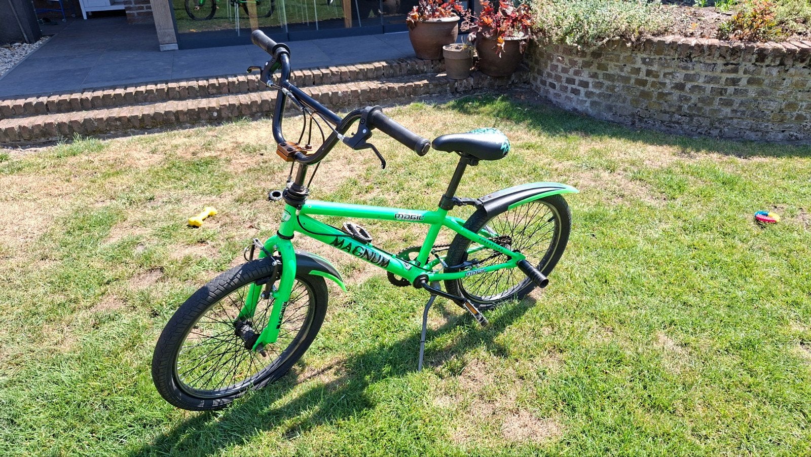 Bmx crossfiets, 360 stuur, stuntpegs, Fietsen en Brommers, Fietsen | Crossfietsen en BMX, Ophalen, Gebruikt