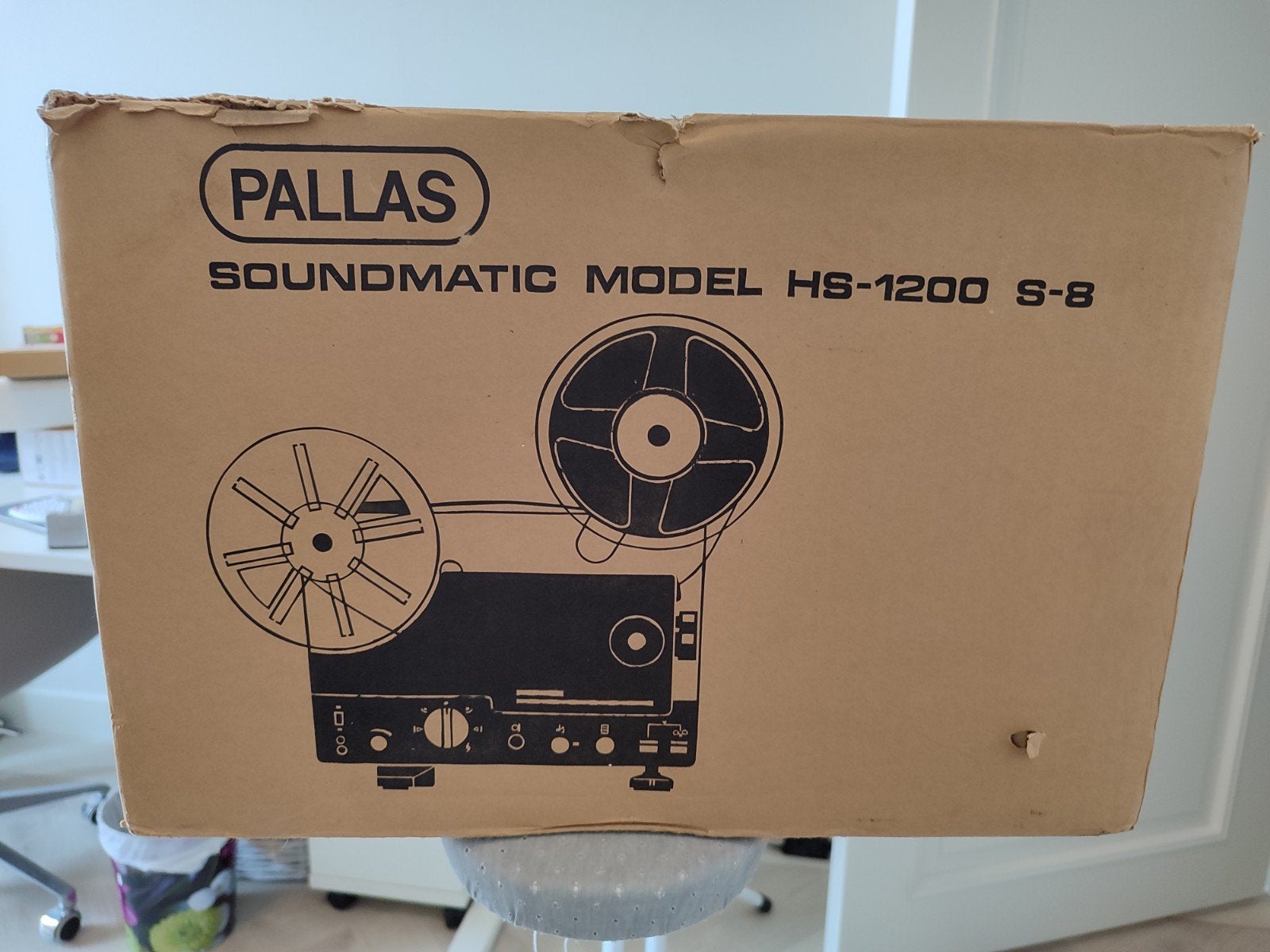 Pallas Soundmatic HS-1200 S-8 Super 8 filmprojector, Ophalen, Gebruikt