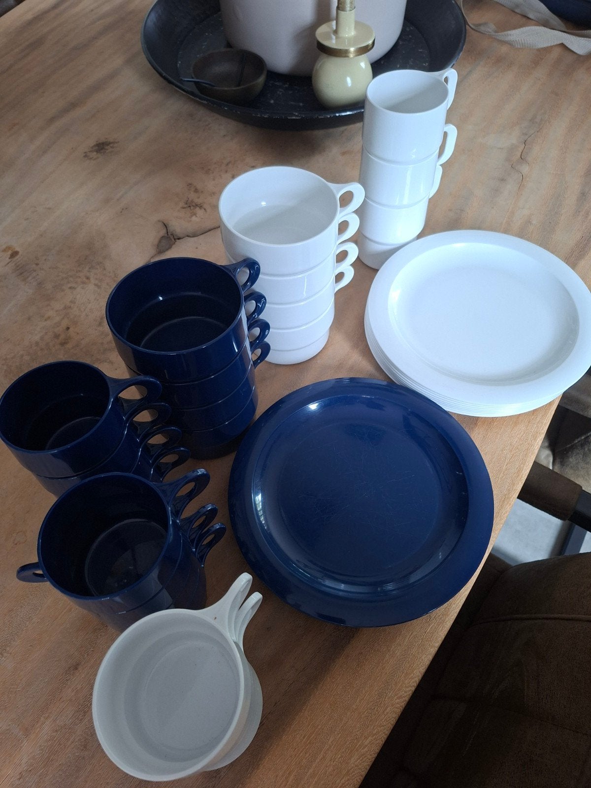 Coppia kampeerservies, Ophalen of Verzenden, Gebruikt
