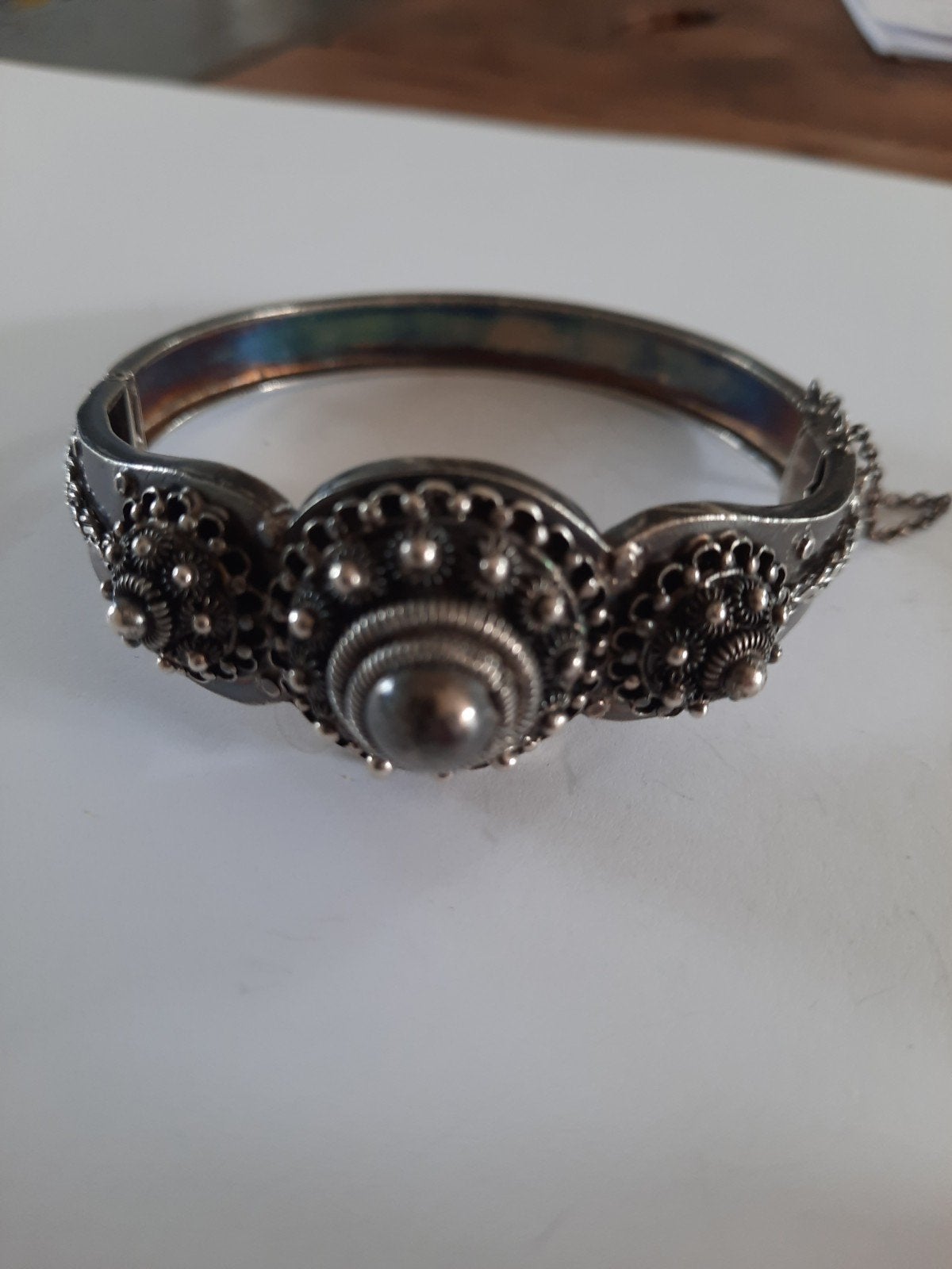 Antieke zilveren armband, Zeeuwse sieraden, Ophalen of Verzenden, 17 tot 18, Dame, Zilver