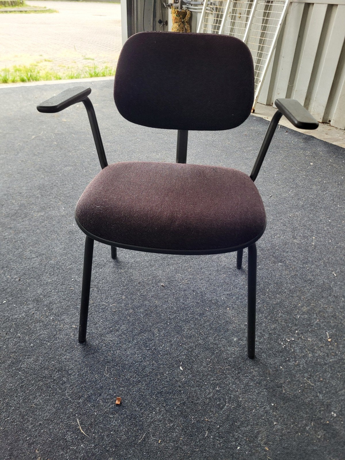 Vergaderstoelen 14 stuks, Ophalen, Gebruikt, Zwart