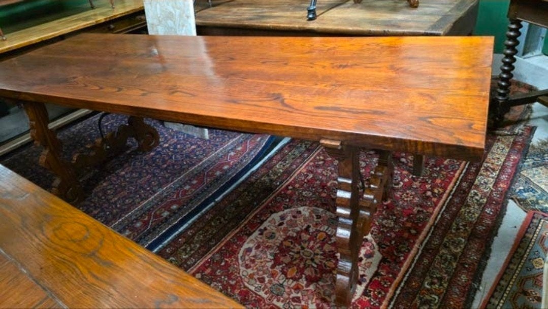 Antieke Spaanse tafel 230 cm, Ophalen