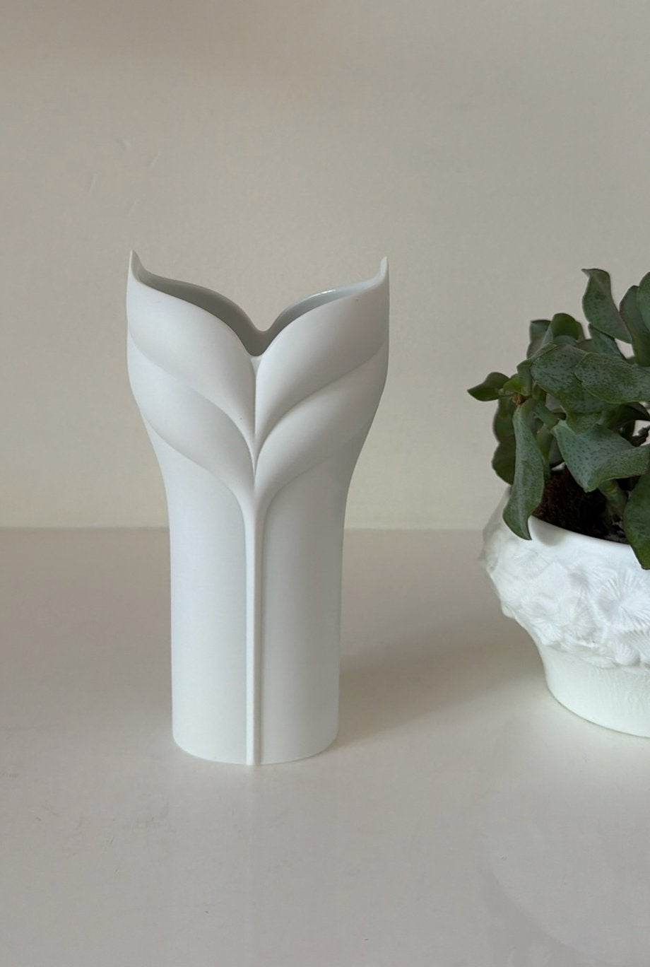 Rosenthal Uta Feyl Calla vaas, Overige kleuren, Ophalen of Verzenden, Minder dan 50 cm, Glas