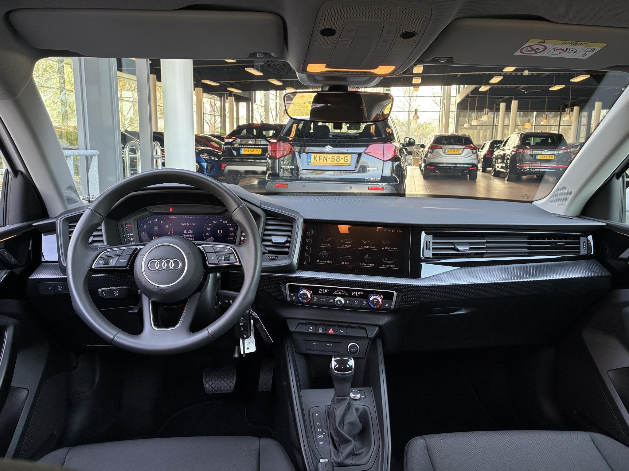 Audi A1 Sportback 30 TFSI Advanced edition Automaat 116PK |, Auto's, Audi, Stof, Automatische klimaatregeling, 116 pk, Wit