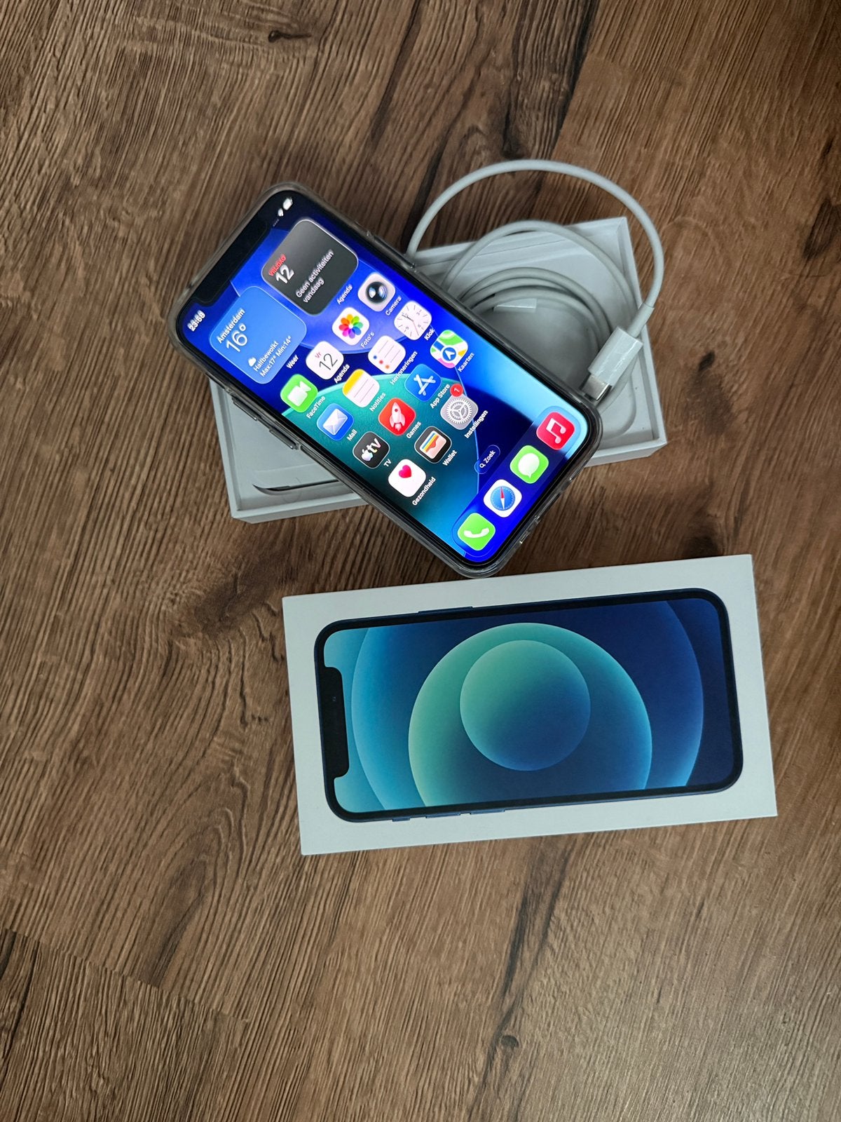 iPhone 12 mini 64GB Blauw | 100% Batterijconditie!, Telecommunicatie, Mobiele telefoons | Apple iPhone, Ophalen of Verzenden, Zo goed als nieuw
