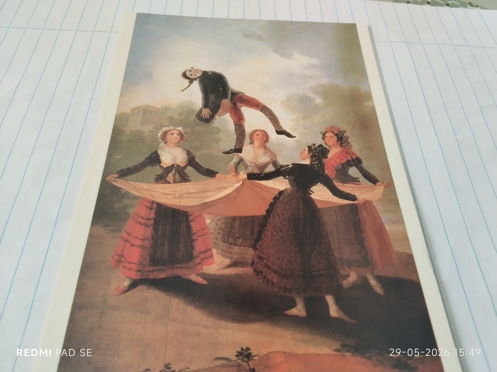 Ansichtkaart Goya - The Manikin (1792), Ophalen of Verzenden, 1980 tot heden