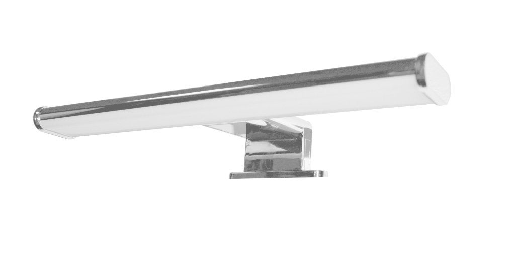 Moderne LED Spiegellamp Chroom - Multifunctioneel & IP44, Ophalen of Verzenden, Nieuw, Spiegellamp of Schilderijlamp, Zilver