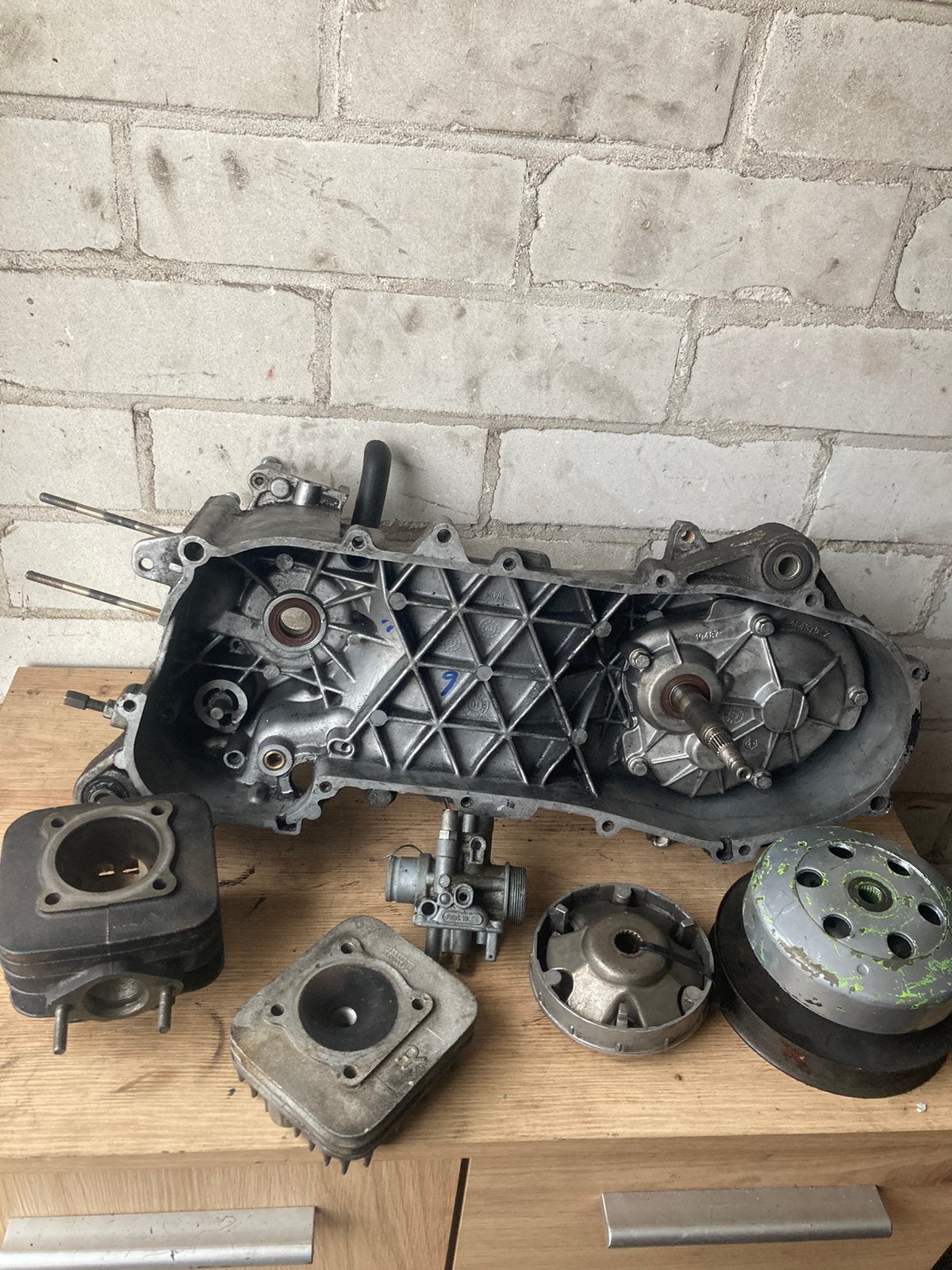 Zip 2t carter / blok, Motoren, Tuning en Styling, Ophalen of Verzenden