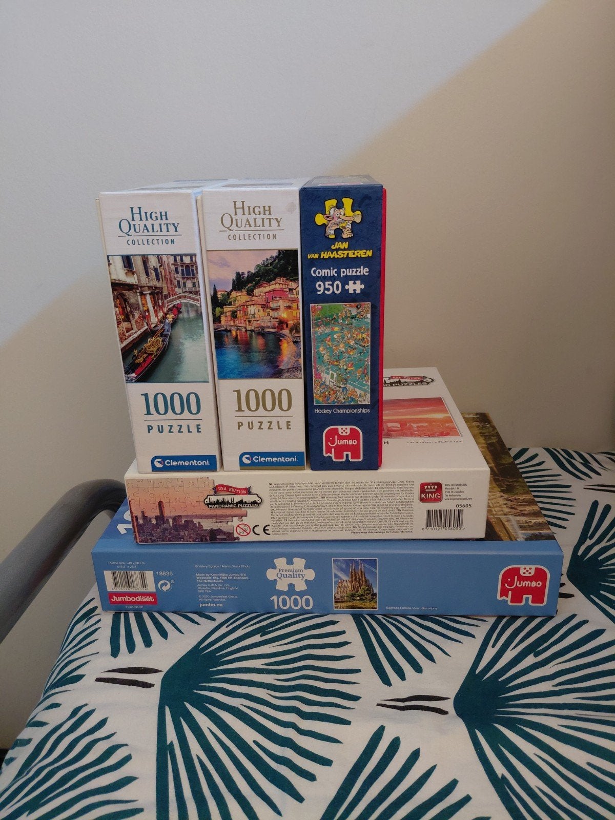 Legpuzzels, Hobby en Vrije tijd, Denksport en Puzzels, Ophalen, 500 t/m 1500 stukjes, Zo goed als nieuw