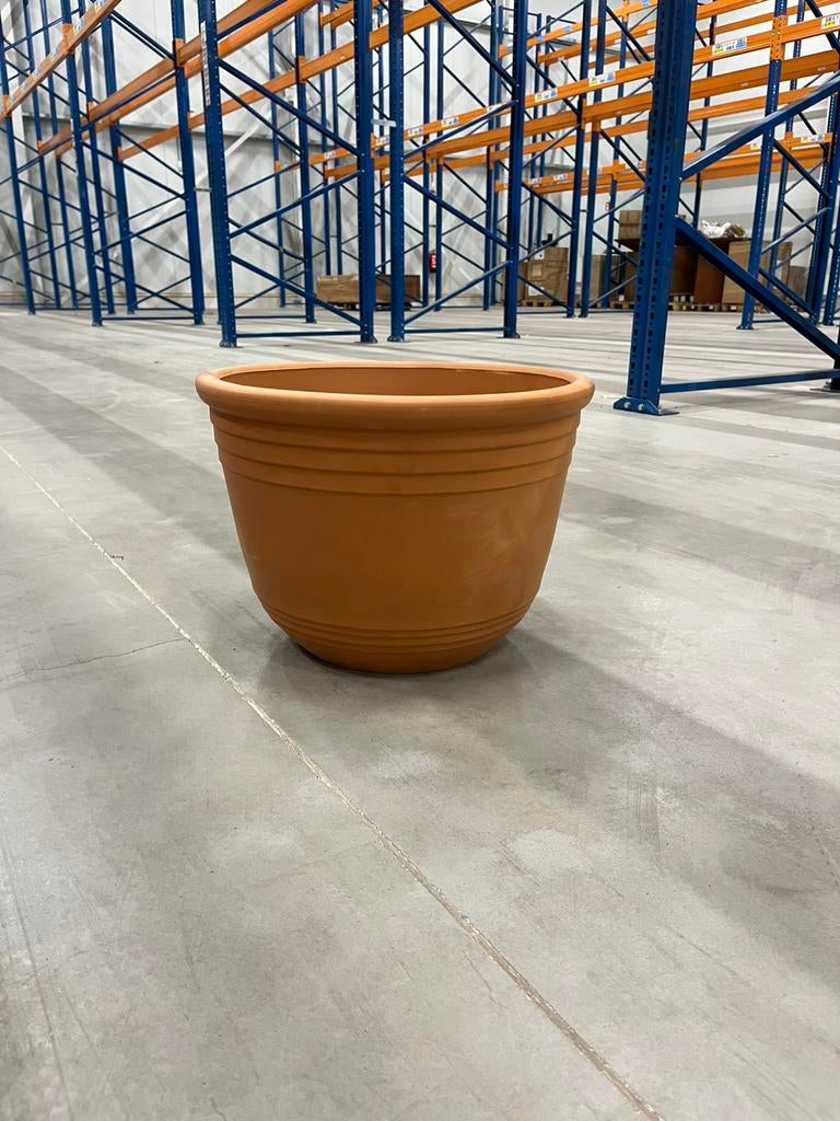 Terracotta Pot Nieuw, Ophalen, 40 cm of meer, Rond, Nieuw