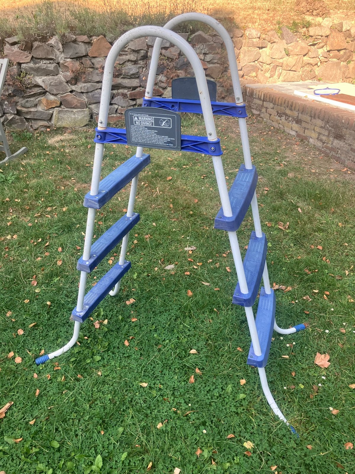 Zwembadtrapje voor opzetzwembad, Tuin en Terras, Zwembad-toebehoren, Ophalen, Gebruikt, Ladder