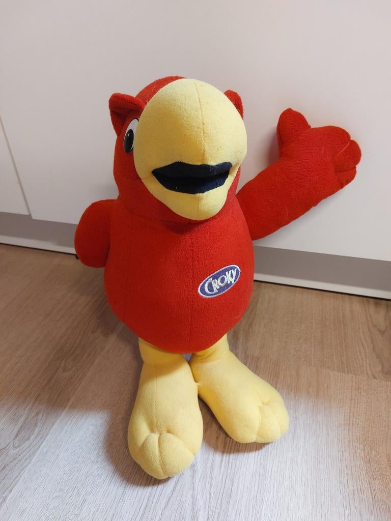 Croky papegaai knuffel 35 cm, Kinderen en Baby's, Speelgoed | Knuffels en Pluche, Ophalen of Verzenden