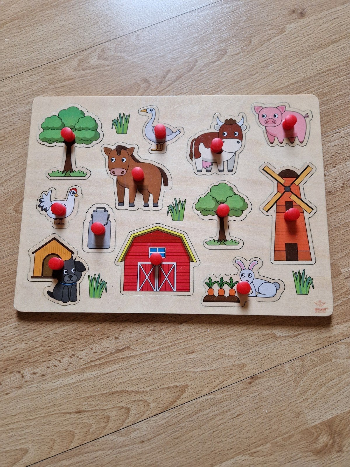 Houten puzzels, Ophalen, Minder dan 10 stukjes, Zo goed als nieuw, 6 maanden tot 2 jaar