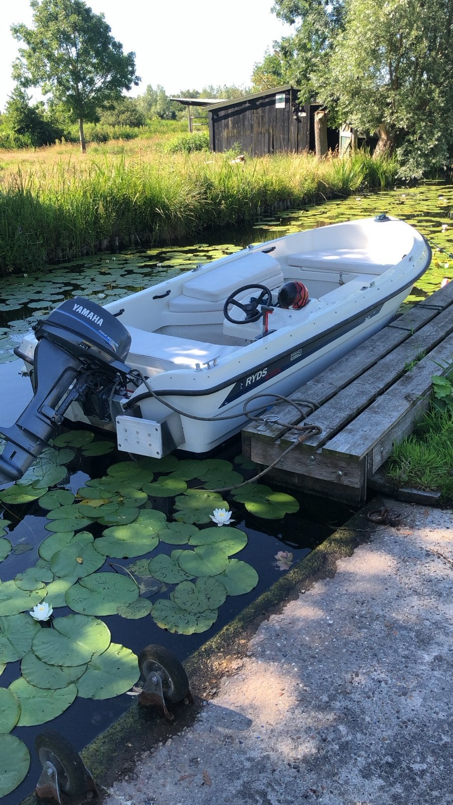 Ryds 435 Boot met Yamaha buitenboordmotor, Ophalen, Overige merken, Gebruikt, 15 pk