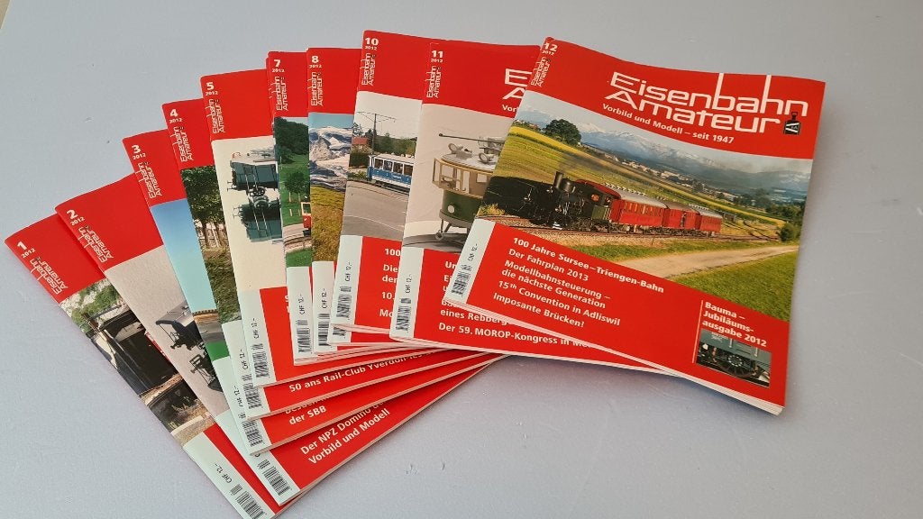 Eisenbahn Amateur  Modeltreintijdschrift ong  30 jaargangen, Overige merken, Gebruikt, Gelijkstroom of Wisselstroom, Boek, Tijdschrift of Catalogus