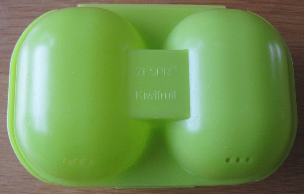 Kiwi box - kiwi doosje om twee kiwi's in mee te nemen, Kunststof, Overige typen, Ophalen of Verzenden, Zo goed als nieuw