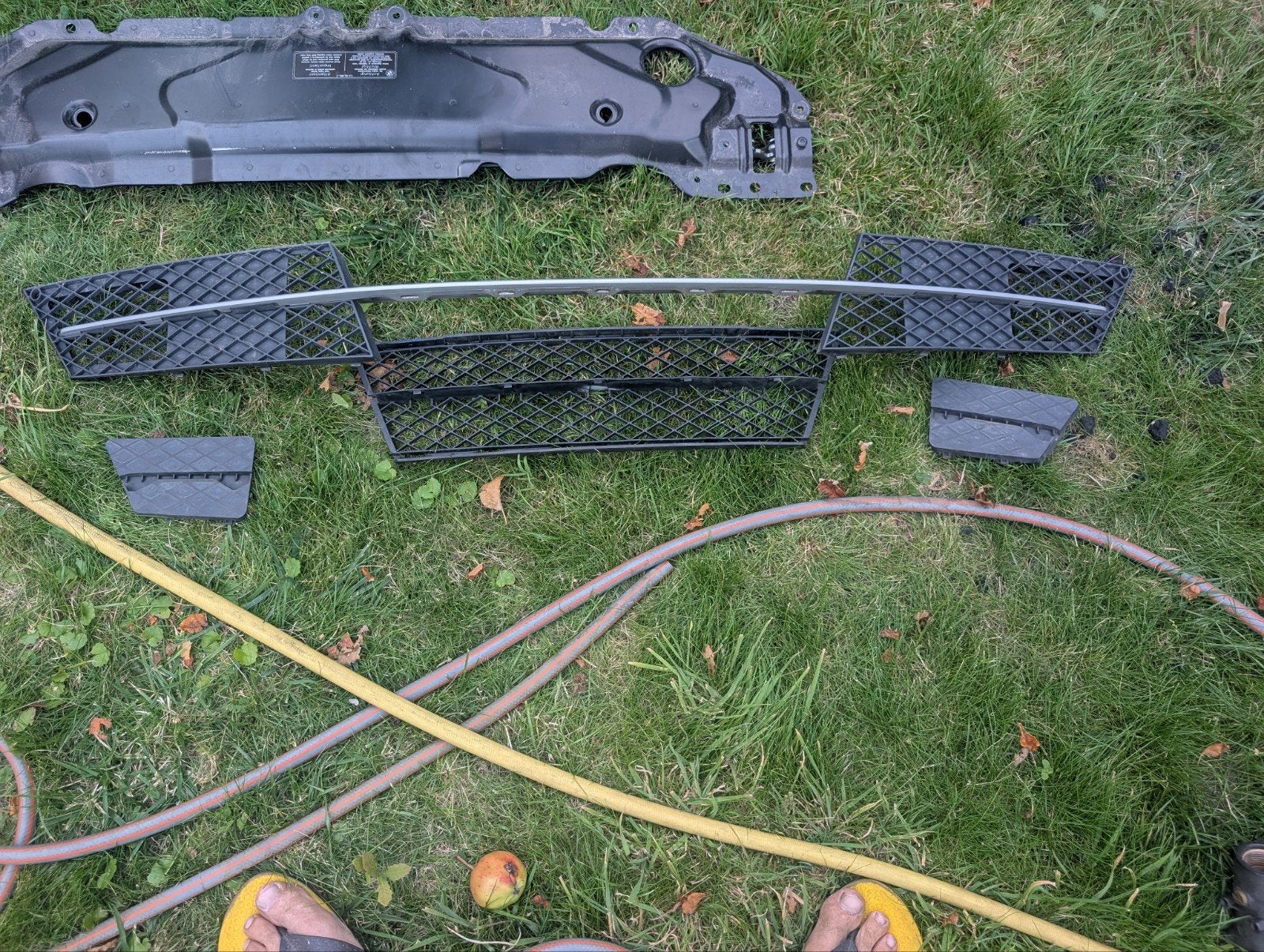 Bumper grill met nieren voor BMW E60 E61 velgen style 121 24, Ophalen of Verzenden, Voor, BMW, Bumper