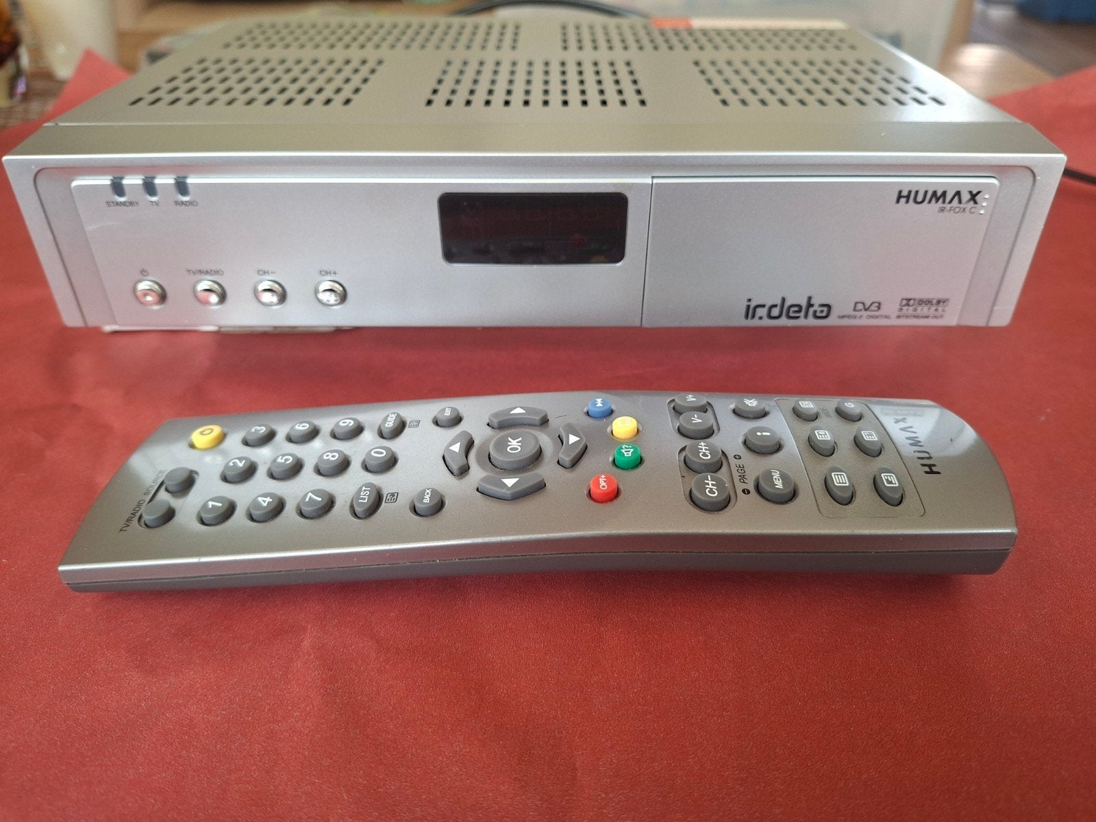Humax IR-FOX C digitale ontvanger met afstandsbediening, Ophalen of Verzenden