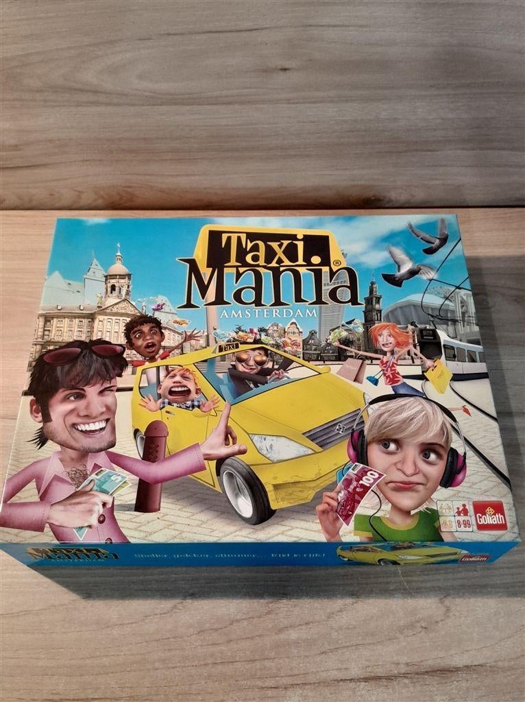 Taxi mania - s6277, Hobby en Vrije tijd, Gezelschapsspellen | Bordspellen, Verzenden, Zo goed als nieuw