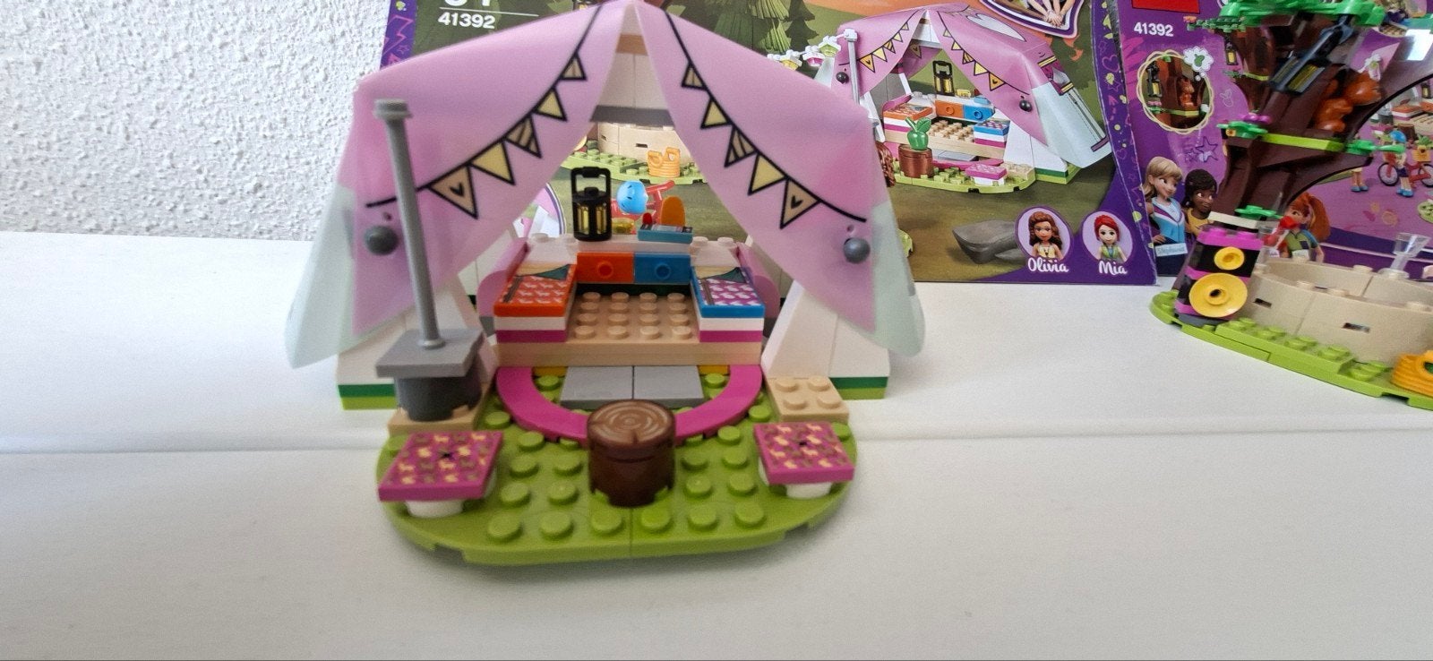 LEGO Friends Glamping in de natuur (41392) complete set, Ophalen of Verzenden