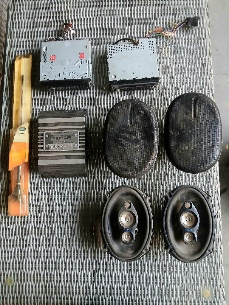 Kenwood Versterker, Autoradio's, Speakers & Antenne, 120 watt of meer, Ophalen, Overige merken, Gebruikt