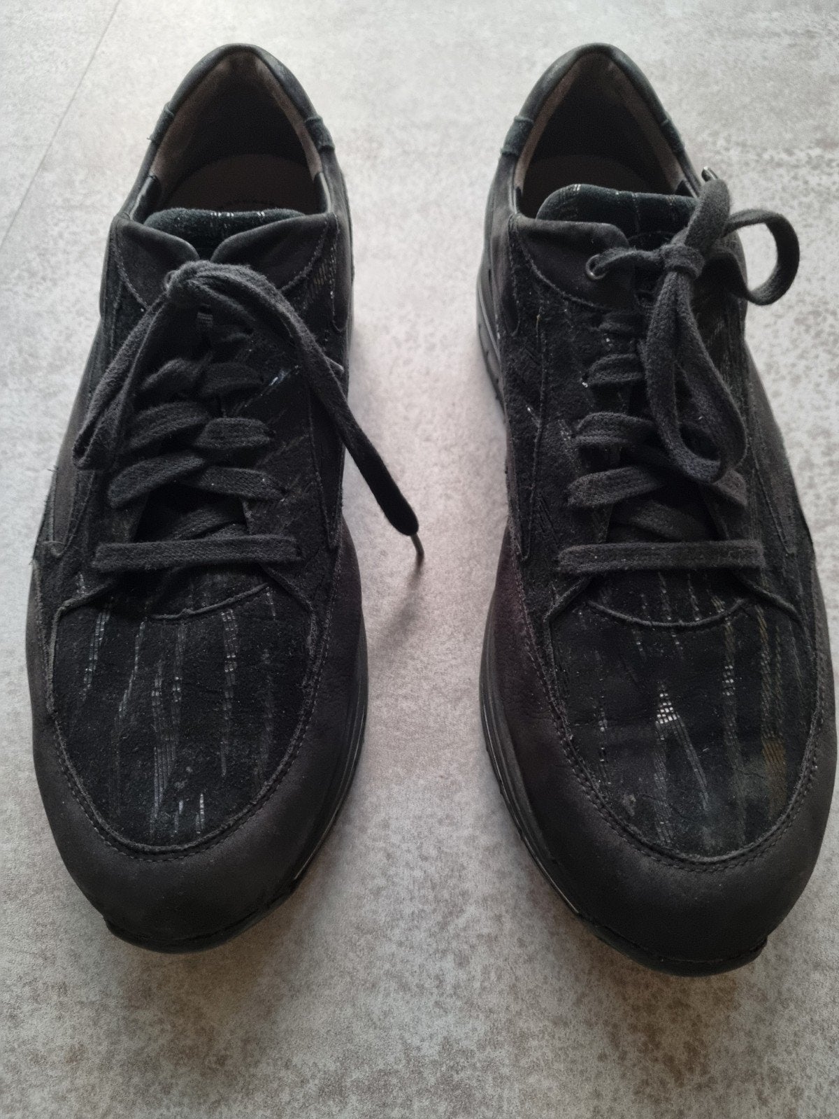 Heren Durea GO schoenen, maat 43,5 (9,5) - Zo goed als nieuw, Durea GO, Zwart, Ophalen of Verzenden, Sneakers of Gympen